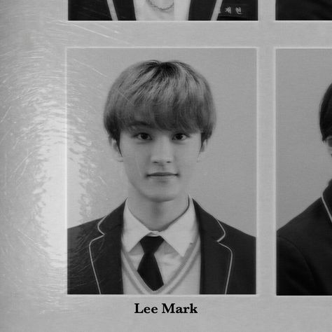 Nct Mugshots, Mark Yearbook, Kpop Yearbook Edit, Kpop Yearbook, Yearbook Edit, M Names, Spiderman 3, Id Photo, School Yearbook