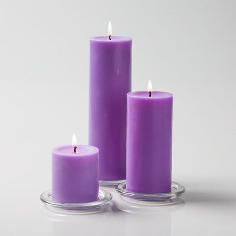 Purple Pillar Candles, Pink Pillar Candles, Green Pillar Candles, Candles Lavender, Restaurant Candles, Blue Pillar Candles, Bouquet Succulent, Black Pillar Candles, Glass Pillar Candle Holders