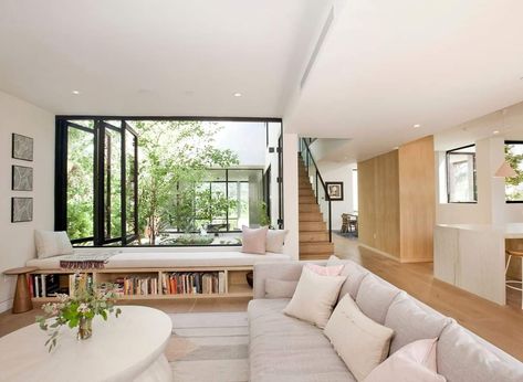 Interior Railings, Window Benches, Garden House, Formal Living Rooms, Window Seat, Family House, Architect Design, Apartment Ideas, 인테리어 디자인