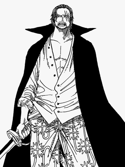 Barba Blanca One Piece, Shanks Manga, Writing A Story, One Piece Bounties, One Piece Wallpaper, Black And White One Piece, One Piece Series, One Piece Tattoos, One Piece Wallpaper Iphone