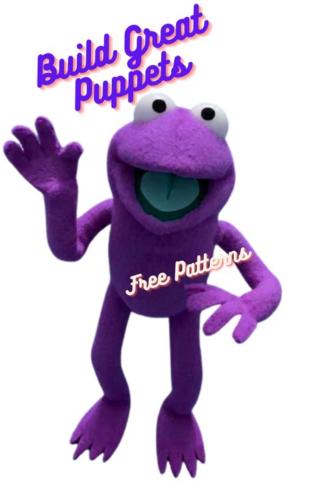 Free Puppet Patterns Templates, Free Puppet Patterns, Puppet Patterns Free Templates, Muppet Pattern, Puppet Patterns Free, Homemade Puppets, Puppet Mechanics, Ventriloquist Puppets, Puppet Building