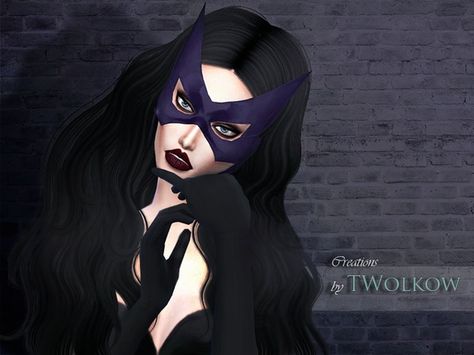 Huntress mask by TWolkow Catwoman Mask, Sims 4 Controls, Sims Accessories, Helena Bertinelli, Cc Shopping, Sims 4 Cc Eyes, Cc Sims4, Batman Mask, Superhero Masks