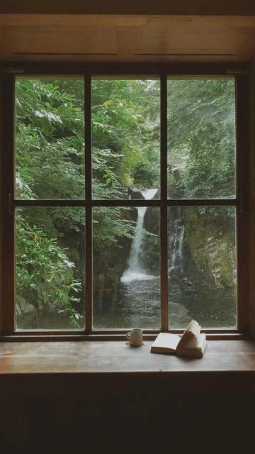 Ease Aesthetic, Dark Homes, Gary Snyder, Big Windows, Place To Visit, Window View, Forest House, Through The Window, Pretty House