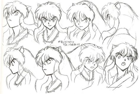 Inuyasha Concept Art, Inuyasha Character Sheet, Inuyasha Reference, Inuyasha Art, Tiger Oc, Animation Sequence, Inuyasha And Kikyo, Yuki Onna, Kagome And Inuyasha