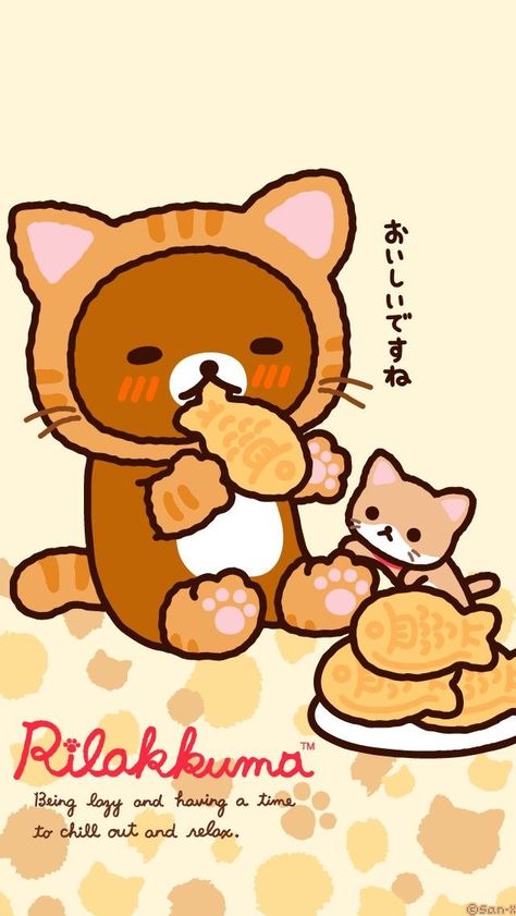 Rikkuma Wallpaper, Rilakkuma Background, Rilakkuma Poster, Rilakkuma Wallpaper, Graphics Layout, Hello Kitty Backgrounds, Sanrio Wallpaper, Wallpapers Images, Japanese Characters