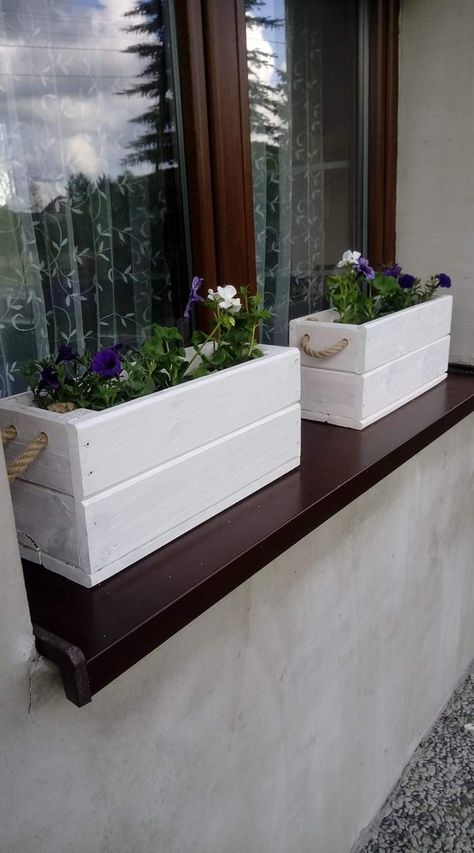 Window Boxes, Garden Projects, Storage Bench, Furniture, Home Decor, Design, Home Décor