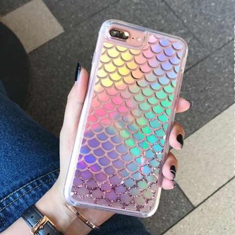 Rainbow Mermaid Scales 😍 🧜♀ Get yours now! Worldwide Free Shipping all of orders! . . . #jellycases #iphonecases #lightcase #iphonecase #iphone6case #iphone7case #iphone7pluscase #myiphone #iphonex #apple #iphoneonly #style #design #phonecase #musthave #loveit Glitter Iphone 6 Case, Iphone 6 S Plus, Jelly Case, Iphone 6plus, Glitter Iphone Case, Glitter Phone Cases, Pretty Phone Cases, Apple Phone Case, Iphone 10