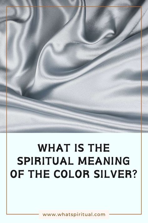 10 Spiritual Meanings of Color Silver, Symbolism & Psychology 2 Gold Meaning, Egyptian Culture, Color Meanings, Deep Meaning, Color Psychology, Spiritual Meaning, Self Acceptance, Authentic Self, Psychic Abilities