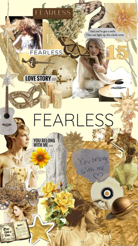 taylor swift album :::: cute wallpaper :::: fearless Fearless Aesthetic Taylor Swift, Taylor Swift Fearless Era Aesthetic, Taylor Swift Fearless Aesthetic, Fearless Aesthetic, Eras Aesthetic, Taylor Swift Collage, Aesthetic Taylor Swift, Swift Wallpaper, Estilo Taylor Swift