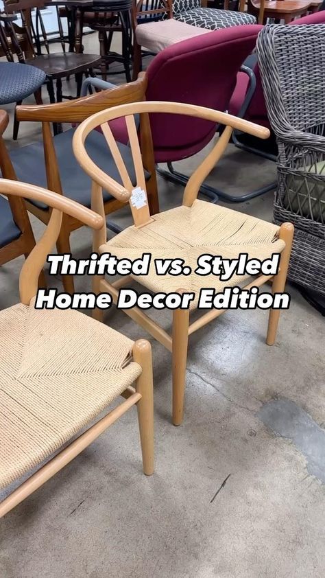 💫 Thrifted vs. Styled 💫 Ever wonder what makes thrifting so different from styling your home? It’s all about that transformation magic! ✨ Thrifting is the hunt for the hidden gem… which is only half the art! But styling? That’s where the vibe comes to LIFE✨ And honey, IMMMM OUT HERE LIVINGGGGGG!!! ✨ If you live for the thrift, let me know your favorite thrifted find or styling tip! Let’s vibe and inspire each other! 💬👇 #ThriftedVsStyled #AffordableLuxury #HomeDecorInspo #ThriftFin... Thrifted Apartment Living Room, Thrifted Boho Decor, Thrift Vs Style Home, Home Thrift Ideas, What I Thrifted Vs How I Styled It, Thrifted Vs Styled, Thrifted Apartment Decor, Thrift Kitchen, Thrifting Home Decor