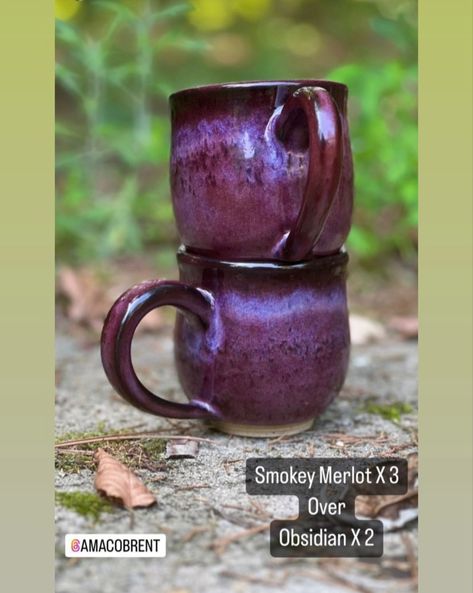 Purple Glaze Combinations, Potters Choice Glaze Combinations, Glaze Combinations, Glaze Combos, Glaze Ideas, Pottery Patterns, Amaco Glazes, Pottery Inspo, Pottery Glaze