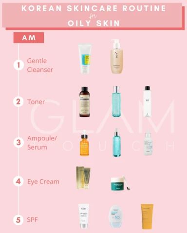 (1) Korean Skincare Routine For Oily Skin - Glam Touch UK 10 Steps Korean Skincare, Best Korean Skincare Routine, Skincare Routine For Oily Skin, Routine For Oily Skin, Korean Skin Care Routine, Korean 10 Step Skin Care, Skincare For Oily Skin, Skin Lightener, Oily Skin Care Routine