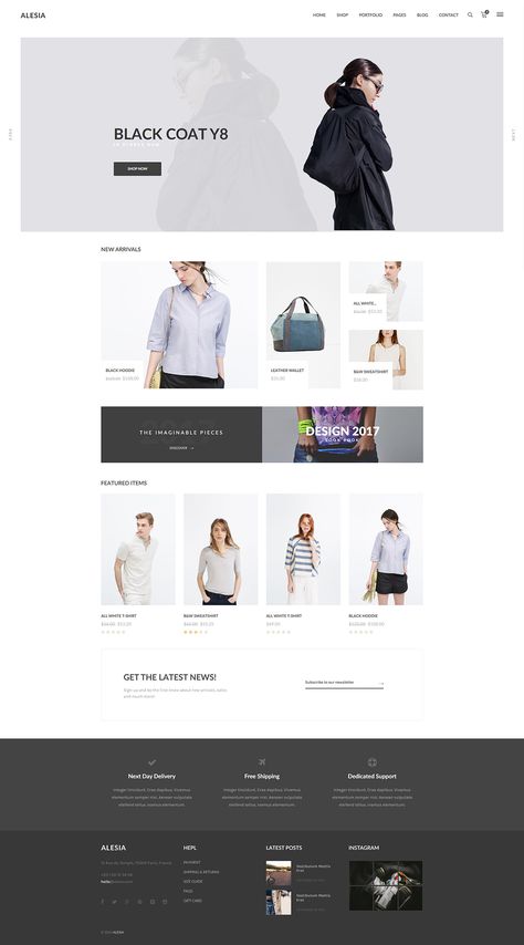 JMS Alesia - Premium Responsive Prestashop Theme #Premium, #Alesia, #JMS, #Theme Clean Clothes, Wordpress Ecommerce, Shopify Website Design, Dropshipping Store, Clothing Website, Shopify Dropshipping, Ecommerce Design, Website Design Layout, Website Development Services