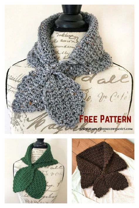 Col Crochet, Keyhole Scarf, Scarf Diy, Shoulder Shawl, Infinity Cowl, Bow Scarf, Crochet Neck Warmer, Button Scarf, Cozy Crochet Patterns