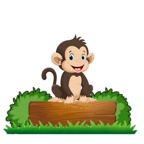 Monkey Topper, Jungle Safari Cake, Safari Crafts, Happy Easter Pictures, Safari Animals Birthday, Safari Baby Animals, Easy Animal Drawings, Animal Printables, Safari Cakes