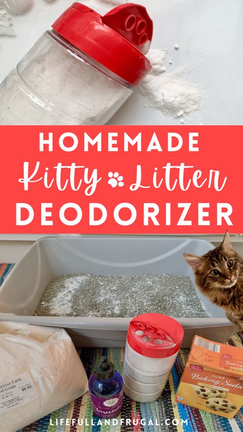 Homemade Kitty Litter, Essential Oils For Litter Box Odor, Diy Litter Box Deodorizer, Homemade Litter Boxes Diy, Homemade Cat Litter Boxes, Natural Cat Litter Deodorizer, Discrete Litter Box Diy, Best Kitty Litter, How To Get Rid Of Cat Litter Box Smell