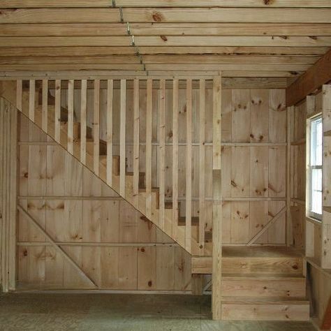 Stairs Into Bedroom, Stairs To Garage Apartment, Add Stairs To House, Garage Stairs Into House, Stairs In Garage, Car Garage With Loft, House Building Ideas, Loft Stairs Ideas, Small Space Staircase