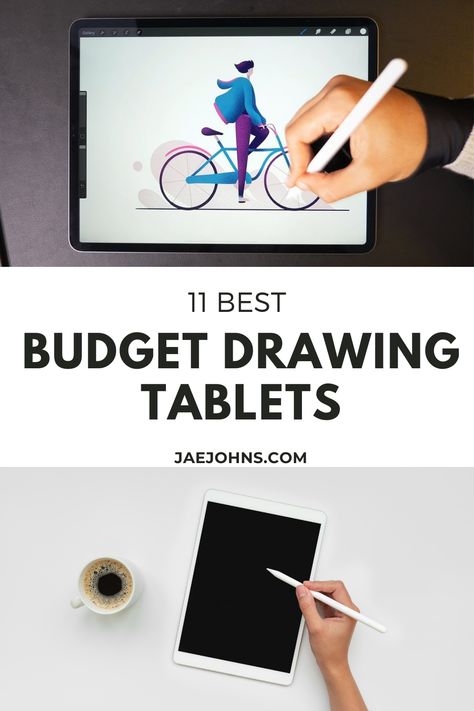 You don’t need an iPad Pro to make stunning digital art - there are plenty of budget friendly options for drawing tablets! Discover 11 reliable and affordable tablets for artists - all under $200! Best Tablets For Digital Art, Drawing Tablets Digital, Drawing Pad Digital, Drawing Tablet Art, Digital Art Tablet, Drawing Tablet With Screen, Microsoft Tablet, Digital Art Programs, Drawing Tablets