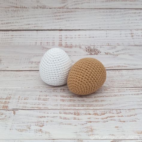 Crochet Egg Pattern, Egg Crochet, Crochet Egg, Magic Ring Crochet, Free Crochet Amigurumi, Egg Pattern, Chevron Stitch, Crochet Owl, Plushie Patterns