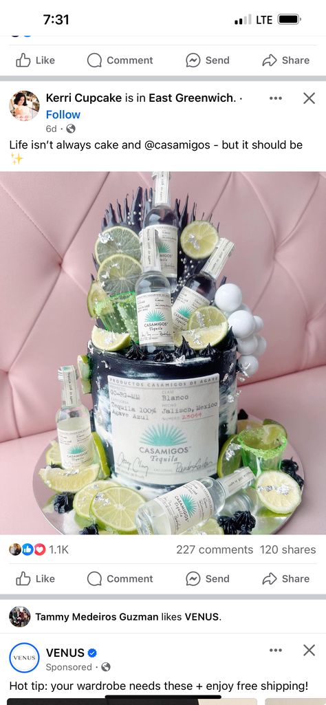 Casamigos Cake, Tequila Agave, Tequila, Cake