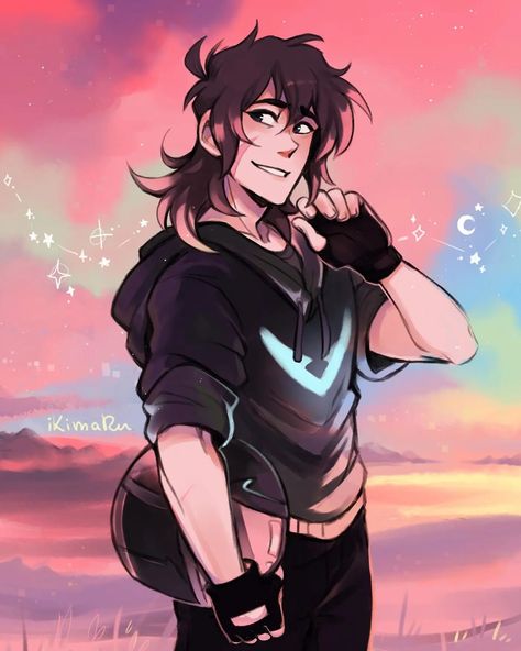 Sunny on Instagram: “the forever space boi ✨💫 still my fav character.. after all this time lol wasn't sure what to draw for the birthday but painting skies is…” Keith Kogane Fanart Cute, Klance Fanart, Lance Mcclain, Klance Comics, Voltron Funny, Keith Kogane, Voltron Comics, Form Voltron, Voltron Ships