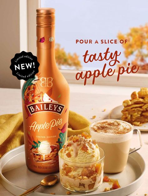 Baileys Apple Pie, Chai Pie, Apple Chai, Baileys Recipes, Alcohol Drink Recipes, Drinks Alcohol Recipes, Sem Lactose, Alcohol Recipes, Holiday Drinks