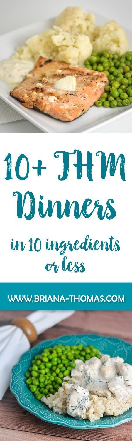 Check out this post for a list of THM-friendly dinners in 10 ingredients or less! You'll find plenty of recipes to bookmark for a quick fix. Quick Thm Dinner, Trim Healthy Mama Recipes Dinner, Thm Diet, Thm Meal Plans, Trim Healthy Mama Recipe, Trim Healthy Mama (thm) Recipes, Trim Healthy Mama Diet, Briana Thomas, Thm Dinner