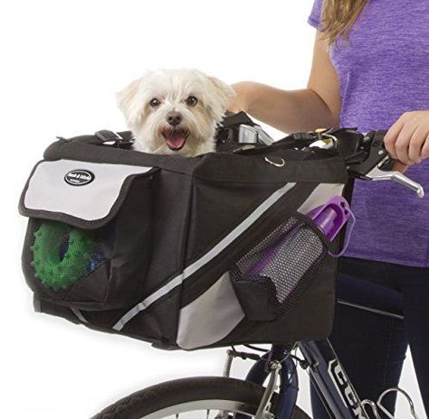 Jack and Dixie Traveler 2-in-1 Pet Bike Basket and Over the Shoulder Carrier -- To view further, visit Pet Bike Basket, Dog Bike Basket, Dog Bike, Pet Travel Bag, Pet Essentials, Biking With Dog, Bicycle Basket, Cat Basket, Bike Basket