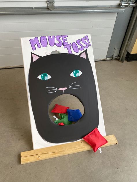 Cat Games For Kids, Cat Themed Party, Cat Themed Parties, Cat Themed Birthday Party, Kitten Party, Kitty Party Games, Themed 1st Birthday, Cat Birthday Party, Birthday Party Activities