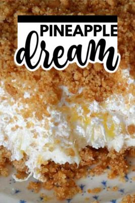 Pineapple Dream, Pineapple Dream Dessert, Pineapple Dessert, Dream Dessert, Pineapple Desserts, Potluck Desserts, Cream Cheese Desserts, Pineapple Recipes, Square Pan