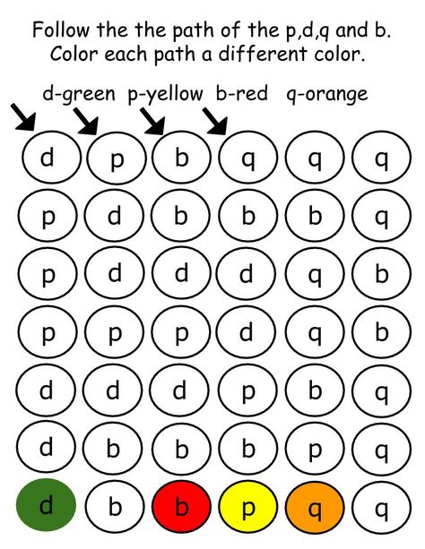 B D P Q Confusion, Morning Sheets, Homeschool Area, Visual Motor Activities, B And D, Handwriting Activities, Homeschool Preschool Activities, Occupational Therapy Activities, Motor Planning