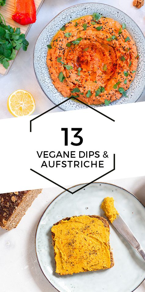 13 vegane Dips & Aufstriche Nutritional Yeast Spread, Savory Spreads For Bread, Vegan Spreads For Sandwiches, Vegan Sandwich Spread Recipes, Vegan Spreads And Dips, Vegan Sandwich Spread, Bean Sandwich Spread, Vegan Spreads, Vegan Dip Recipes