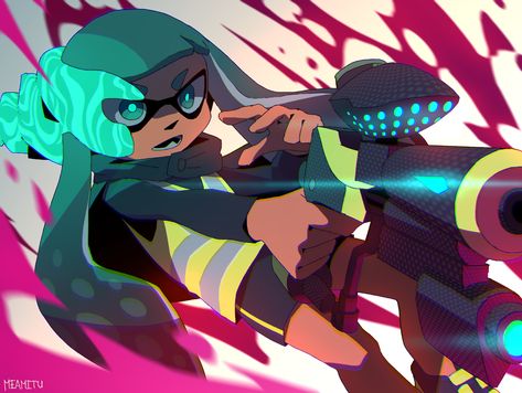 Inner Agent 3, Sanitized Octoling, Squid Girl, Kill La Kill Art, Agent 8, Octo Expansion, Callie And Marie, Agent 3, Splatoon Fanart