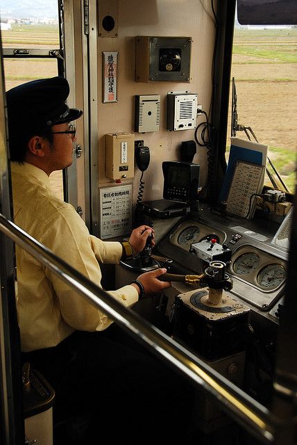 The Japanese train driver and conductor ,Seen in Hirosaki,  Aomori, Japan. Train Driver Aesthetic, Aomori Japan, Japanese Train, Orsay Museum, Train Driver, Tokyo Subway, Train Map, Train Conductor, Go To Japan