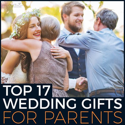 Wedding Gifts For Parents Of The Groom, Wedding Presents For Parents, Gifts For Brides Parents, Best Wedding Presents, Gifts For Grooms Parents, Mother Gifts Wedding, Good Gifts For Parents, Parents Gifts, Dad Wedding Gift