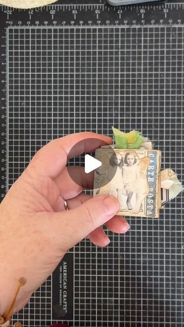 Pam Cato - Junk Journals & Paper Crafts on Instagram: "Mini Journal made with ONE piece of 8x8 inch paper! 🤩#silverandsparkles #onepage #tutorial #minijunkjournal" Prima Paper Dolls, Mini Journal, Journal Paper, Junk Journals, Paper Dolls, Junk Journal, Paper Crafts, One Piece, Dolls