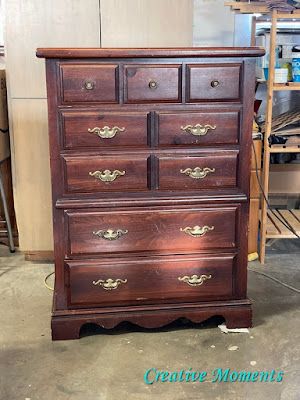 Painted Tall Dresser Ideas, Refurbished Highboy Dresser, Stand Up Dresser Makeover, 80s Oak Dresser Makeover, Masculine Dresser Makeover, Broyhill Dresser Makeover, Diy Tall Dresser Makeover, Painted Highboy Dresser, Refinished Tall Dresser