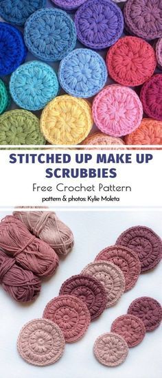 Joululahjat Diy, Crochet Bathroom, Scrubbies Crochet Pattern, Bubble Stitch, Crochet Scrubbies, Studio Knit, Crocheting Patterns, Confection Au Crochet, Crochet Kitchen