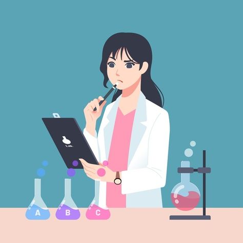 Girl Scientists, Pharmacy Art, Female Scientist, Chemistry Art, Wallpaper Powerpoint, ليلو وستيتش, Science Girl, Medical Wallpaper, Biology Art