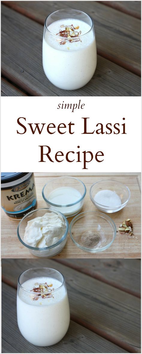 Sweet Lassi Recipe, Nepali Recipes, Smoothie Dessert, Vegan Curries, Sweet Lassi, Multicultural Recipes, Lassi Recipe, Cinnamon Health Benefits, Pakistani Dishes