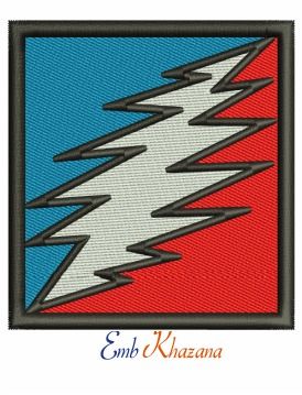 Grateful Dead 13 Point Lightning Embroidery Design Robin Logo, Iron Man Logo, Tim Drake Red Robin, Internet Logo, Coffee Shop Logo, Event Logo, Cartoon Embroidery, Patriotic Flag, Hat Embroidery