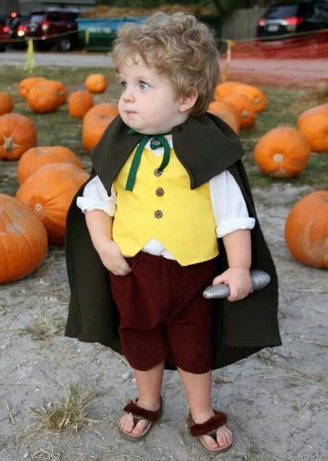 Toddler Halloween Costume Ideas, Cute Toddler Halloween Costumes, Fantasia Diy, Hobbit Costume, Toddler Halloween Costume, Toddler Boy Halloween Costumes, Hobbit Party, Cosplay Kids, Creative Costumes