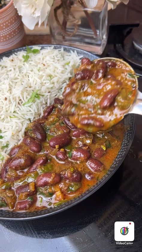 Rajma Chawal, Rajma Recipe, Chicken Starter Recipes, Healthy Indian Recipes, Breakfast Recipes Indian, Vegetarian Fast Food, Tastemade Recipes, Indian Cooking Recipes, Vegetarian Snacks Recipes