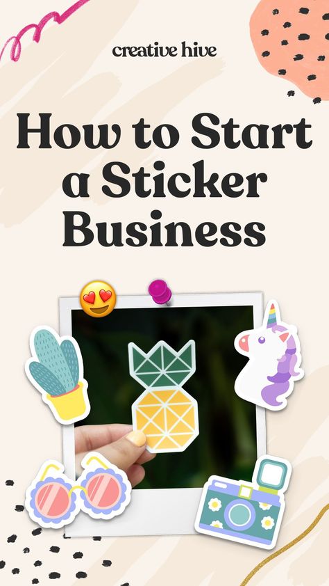 How To Create A Sticker Business, Stickers Diy Handmade, How To Make Professional Stickers, How To Start A Small Sticker Business, Sticker Making Business, Diy Sticker Business, How To Make Stickers To Sell On Etsy, Selling Stickers Online, Digital Art Sticker Ideas