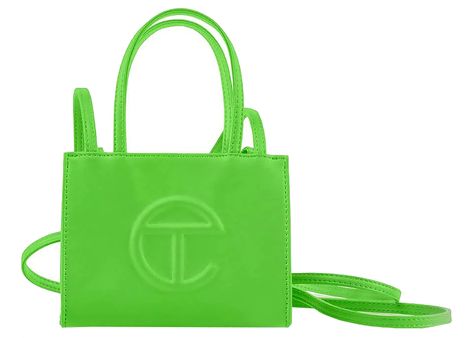 Telfar Shopping Bag, Marc Jacobs Snapshot Bag, Trendy Purses, Green Highlights, Green Purse, Girly Bags, Girly Accessories, Pretty Bags, Cute Purses