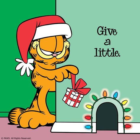 Garfield Christmas Pfp, Garfield Pfp, Christmas Garfield, Garfield Stuff, Silly Cartoon, Garfield Pictures, Garfield Images, Garfield Christmas, Garfield The Cat