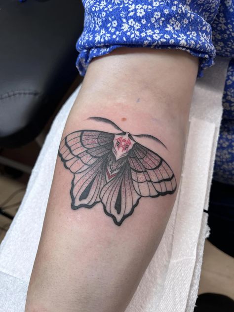 Moth Tattoo Aesthetic, Pretty Moth Tattoo Design, Patchwork Moth Tattoo, Pretty Moths Tattoo, Illustrative Moth Tattoo, Sleep Token, 3d Tattoos, Inspirational Tattoos, Cute Tattoos