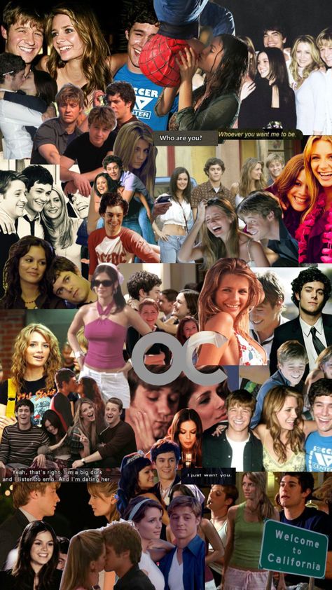 The #theoc The Oc Background, The Oc Wallpaper Aesthetic, The Oc Poster, Hailey Nichol The Oc, The Oc Polaroid Poster, The Oc Show, The Oc Tv Show, Oc California, The O.c.