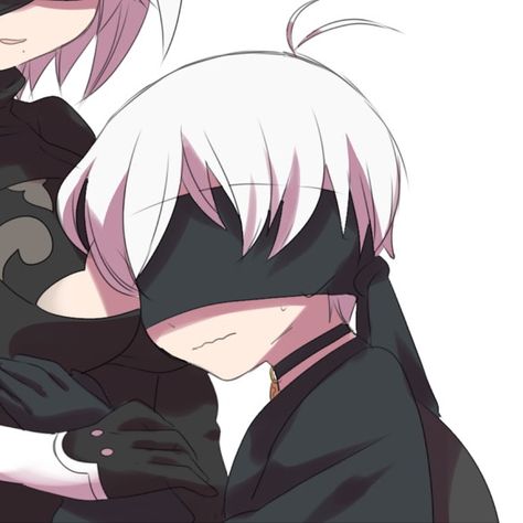 2b Matching Pfp, Matching Photos, Wallpaper Rosa, Best Anime Couples, Nier Automata, Cool Anime Pictures, Cartoon Profile Pics, Anime Couples Drawings, Funky Art