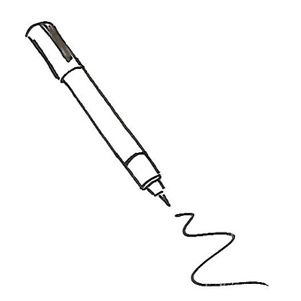 pen-draw-small | Flickr - Photo Sharing! Ballpen Drawing Easy, Pen Drawing Cartoon, Pen Doodles Easy, Pen Drawing Simple, Drawing Ballpen, Ballpen Drawing, Ballpoint Pen Drawing, Cartoon Disney, Anime Cartoon